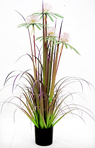 Artificial Plant Potted Plants Indoor Evergreen for Home Decor, Office Decor, Table Top Decor (48 Inch Height with Plastic Pot )