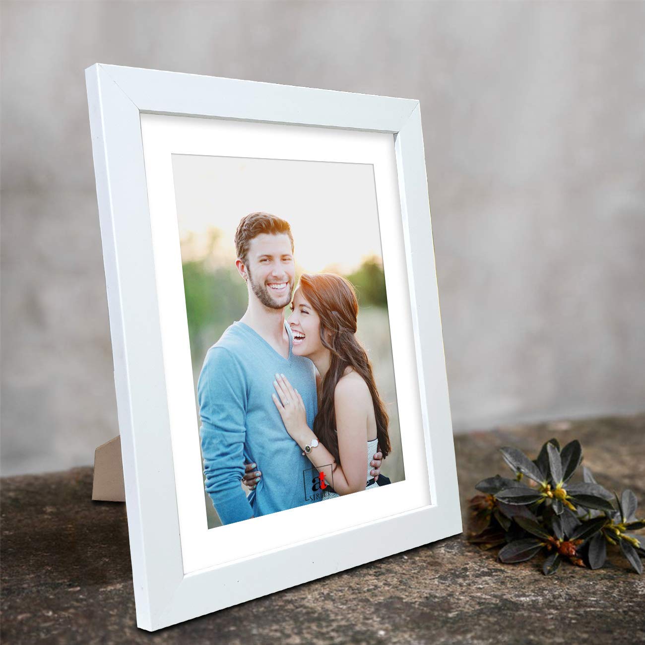 4x6 Inch White Picture Frames, 4pcs Plastic Frame Set For Wall